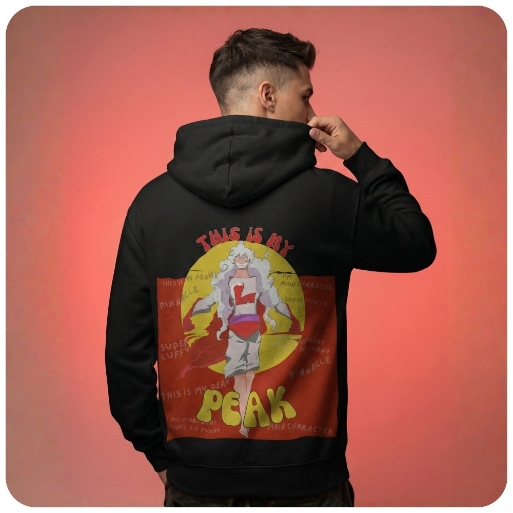 Super Luffy One Piece Anime Unisex Oversized Hoodie - 100% cotton streetwear from Aniguz