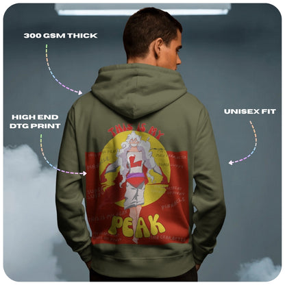 Super Luffy One Piece Anime Unisex Oversized Hoodie - 100% cotton streetwear from Aniguz