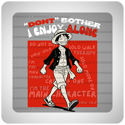 Luffy One Piece Oversized Anime T-shirt by Aniguz