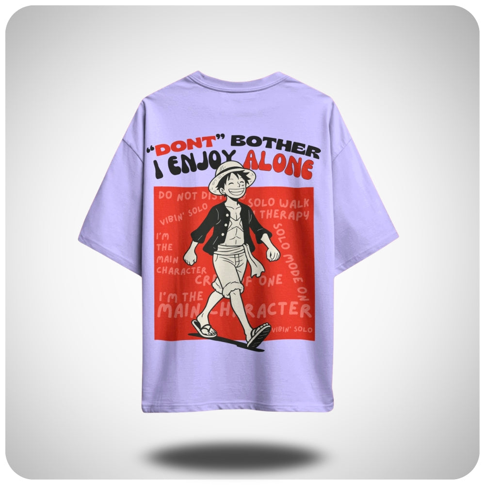 Luffy One Piece Oversized Anime T-shirt by Aniguz