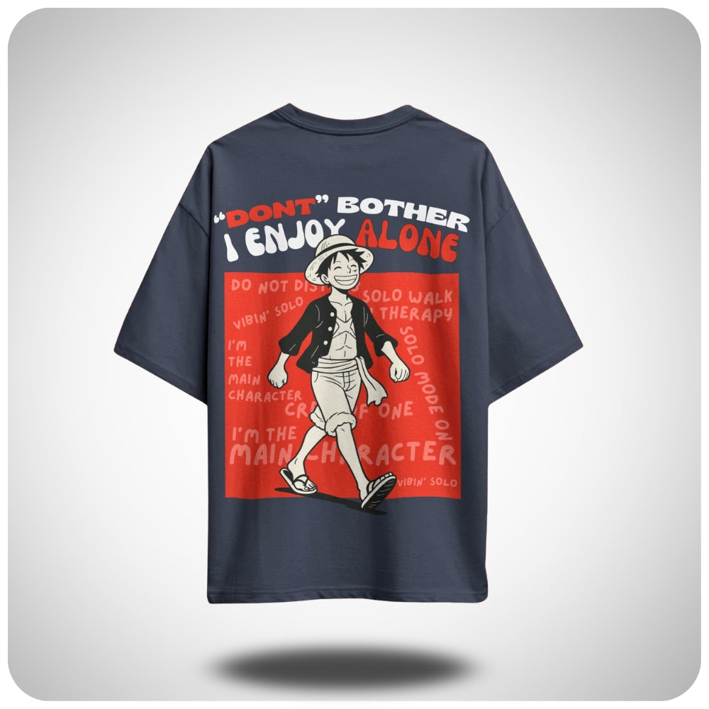 Luffy One Piece Oversized Anime T-shirt by Aniguz