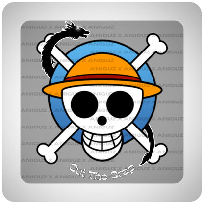 Luffy, Zoro, and Sanji One Piece oversized anime T-shirt by Aniguz