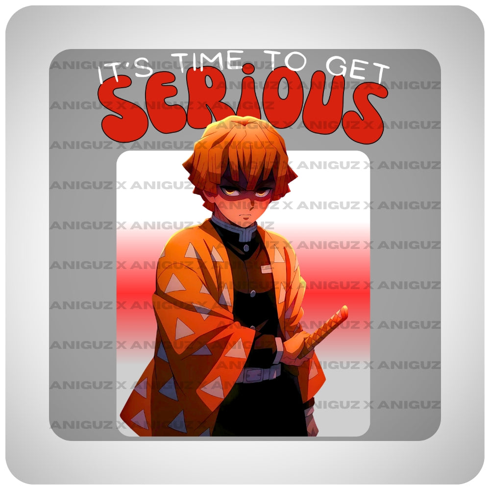 Zenitsu Demon Slayer Oversized Anime T-shirt by Aniguz