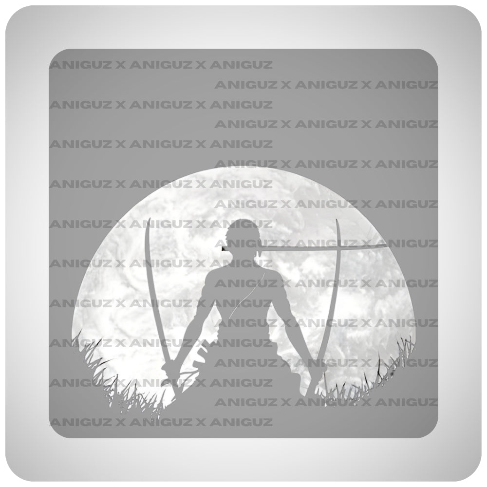 Zoro One Piece Acid Washed Oversized Anime T-shirt by Aniguz