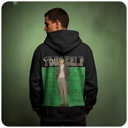 Zoro Aura Farming One Piece Anime Unisex Oversized Hoodie - 100% cotton streetwear from Aniguz